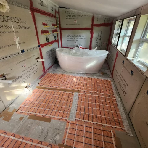 Bathroom - during