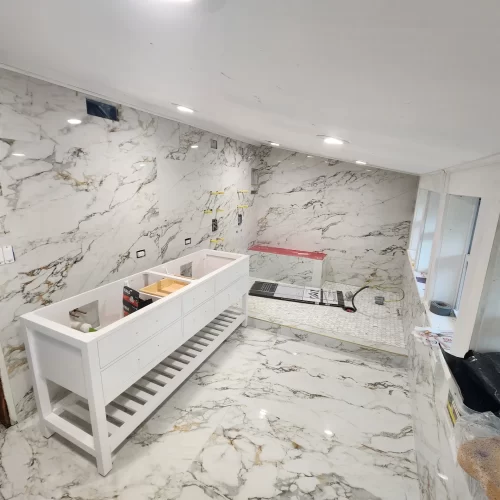 Master bath - during p2